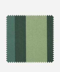 Liberty Interiors Furnishing Fabrics^Fabric Swatch - Arlo Stripe in Jade