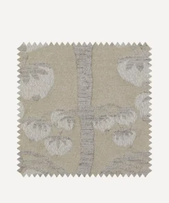Liberty Interiors Furnishing Fabrics^Fabric Swatch - Berry Tree Weave in Pewter