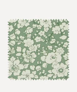 Liberty Interiors Furnishing Fabrics^Fabric Swatch - Betsy Bloom Cotton in Salvia
