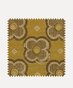 Liberty Interiors Furnishing Fabrics^Fabric Swatch - Clover Club in Fennel