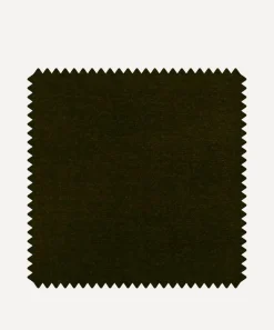 Liberty Interiors Furnishing Fabrics^Fabric Swatch - Cotton Velvet in Moss