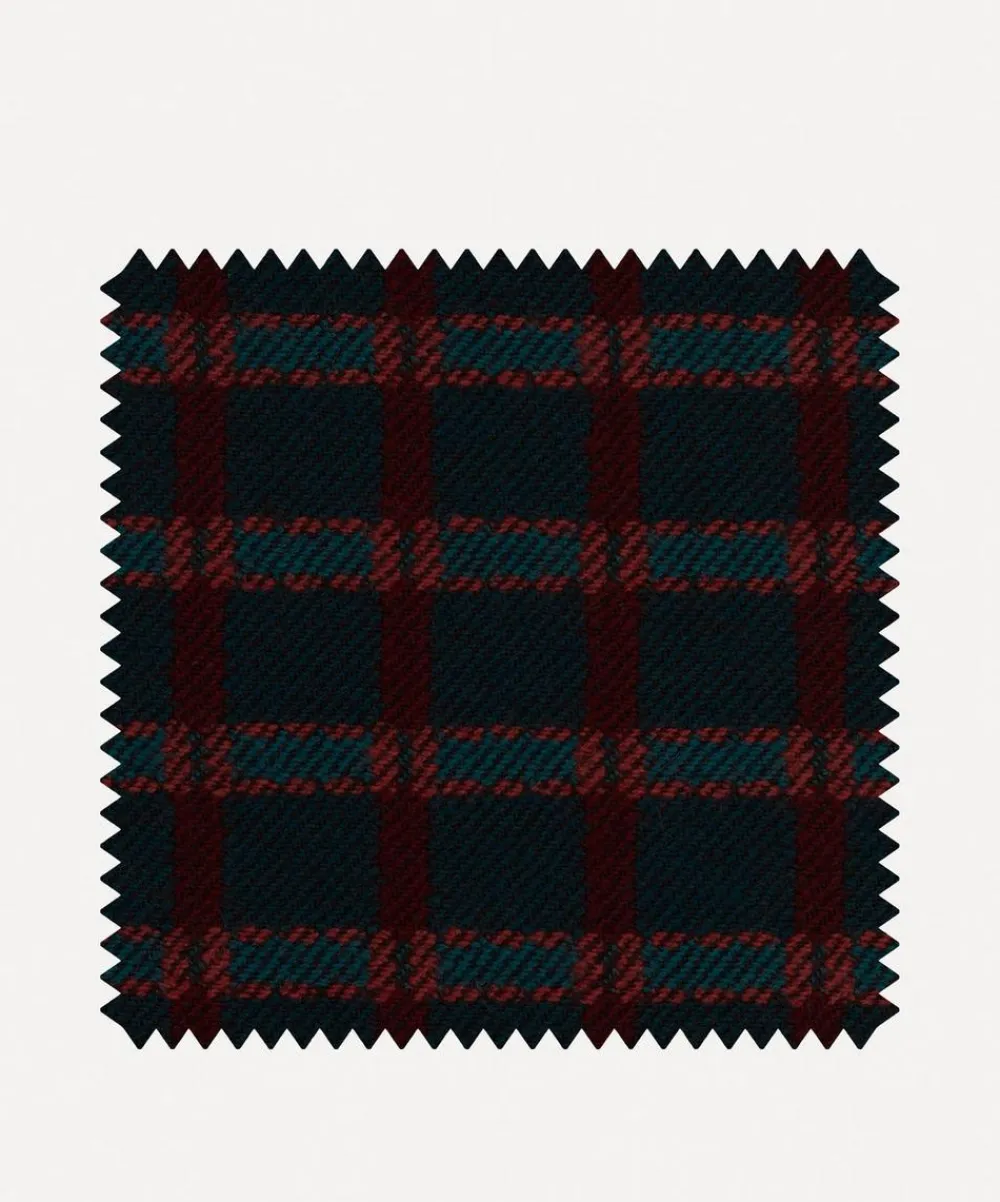 Liberty Interiors Furnishing Fabrics^Fabric Swatch - Cravat in Scarab Lacquer
