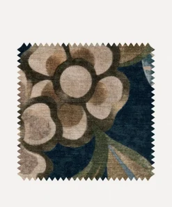 Liberty Interiors Furnishing Fabrics^Fabric Swatch – Deco Bloom in Quartz