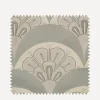 Liberty Interiors Furnishing Fabrics^Fabric Swatch - Deco Scallop Multi Jacquard in Pewter