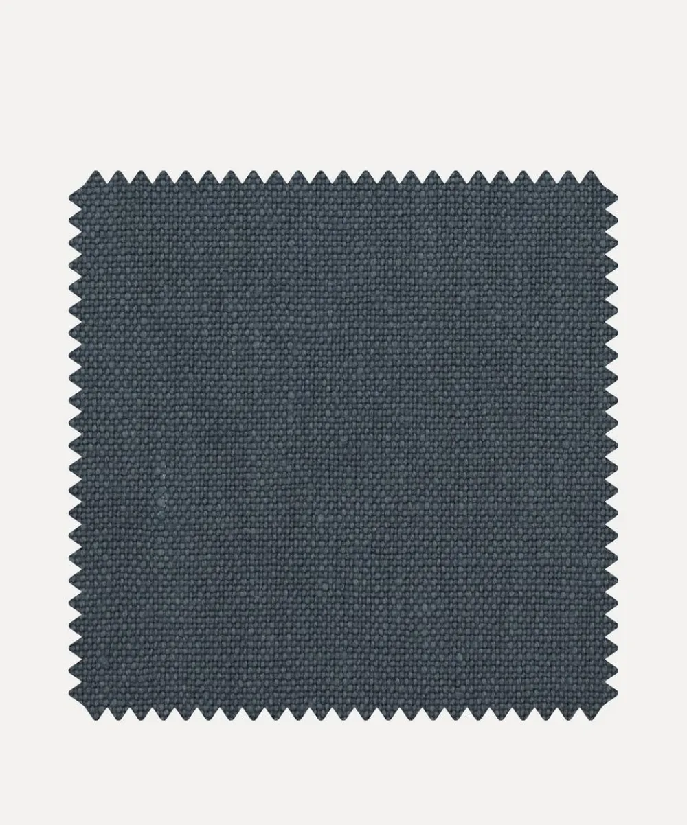 Liberty Interiors Furnishing Fabrics^Fabric Swatch - Duncombe in Smalt Blue