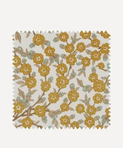 Liberty Interiors Furnishing Fabrics^Fabric Swatch - Empress Vine Cotton in Fennel