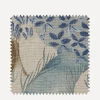 Liberty Interiors Furnishing Fabrics^Fabric Swatch - Enchanted Wood Wycombe Linen in Lapis