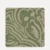 Liberty Fabrics Furnishing Fabrics^Fabric Swatch – Etched Bloom in Fern