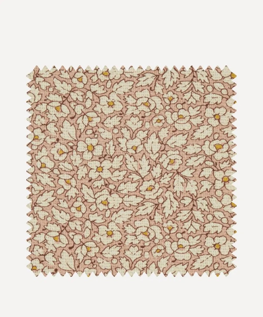 Liberty Interiors Furnishing Fabrics^Fabric Swatch - Feather Petals Linen in Ointment