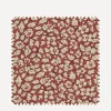 Liberty Interiors Furnishing Fabrics^Fabric Swatch - Feather Petals Linen in Red Lac
