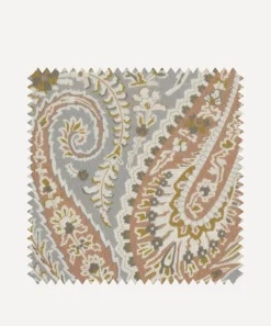 Liberty Interiors Furnishing Fabrics^Fabric Swatch - Felix Raison Cotton Velvet in Pewter