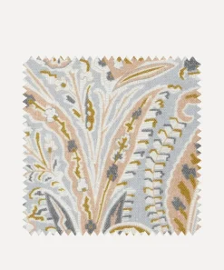 Liberty Interiors Furnishing Fabrics^Fabric Swatch - Felix Raison Chiltern Linen in Pewter