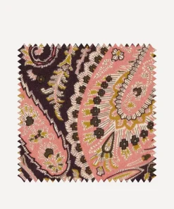 Liberty Interiors Furnishing Fabrics^Fabric Swatch - Felix Raison Cotton Velvet in Lacquer