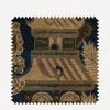 Liberty Interiors Furnishing Fabrics^Fabric Swatch - Floating Pavilion Downley Velvet in Kelp