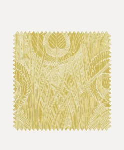 Liberty Interiors Furnishing Fabrics^Fabric Swatch - Hebe Marlowe Linen in Lichen Chartreuse