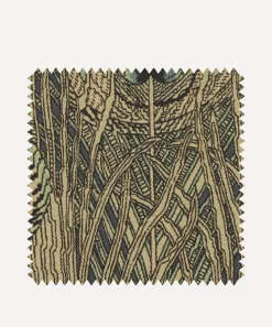 Liberty Interiors Furnishing Fabrics^Fabric Swatch - Hera Feather Vintage Velvet in Jade