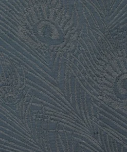 Liberty Interiors Furnishing Fabrics^Fabric Swatch - Hera Plume Dyed Jacquard in Pewter Blue
