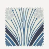 Liberty Interiors Furnishing Fabrics^Fabric Swatch - Ianthe Bloom Multi Ladbroke Linen in Lapis
