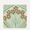 Liberty Interiors Furnishing Fabrics^Fabric Swatch - Ianthe Bloom Multi Ladbroke Linen in Jade