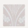 Liberty Interiors Furnishing Fabrics^Fabric Swatch - Ianthe Bloom Mono Chiltern Linen in Pewter Plaster Pink