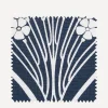 Liberty Interiors Furnishing Fabrics^Fabric Swatch - Ianthe Bloom Stencil Chiltern Linen in Pewter