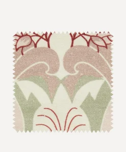 Liberty Interiors Furnishing Fabrics^Fabric Swatch - Katherine Nouveau Emberton Linen in Lacquer