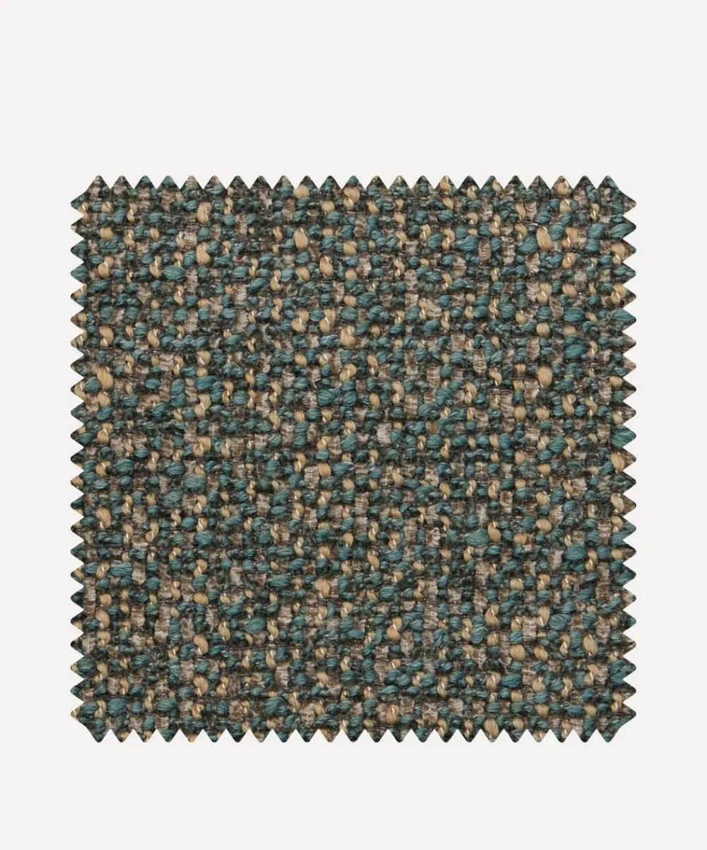 Liberty Interiors Furnishing Fabrics^Fabric Swatch - Macdonald in Blue Jay