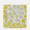 Liberty Interiors Furnishing Fabrics^Fabric Swatch - Marquess Garden Chesham Sateen in Lichen