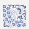 Liberty Interiors Furnishing Fabrics^Fabric Swatch - Marquess Garden Chesham Sateen in Lapis