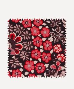 Liberty Interiors Furnishing Fabrics^Fabric Swatch - Marquess Garden Cotton Velvet in Lacquer