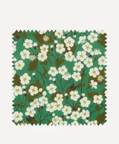 Liberty Interiors Furnishing Fabrics^Fabric Swatch - Mitsi Blossom Cotton in Jade