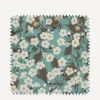 Liberty Interiors Furnishing Fabrics^Fabric Swatch - Mitsi Blossom Cotton in Robins Egg