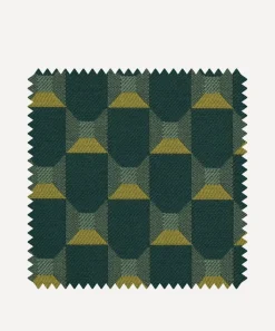 Liberty Interiors Furnishing Fabrics^Fabric Swatch - Obi Check in Acacia