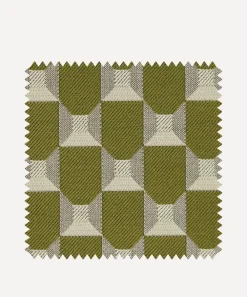 Liberty Interiors Furnishing Fabrics^Fabric Swatch - Obi Check in Kelp