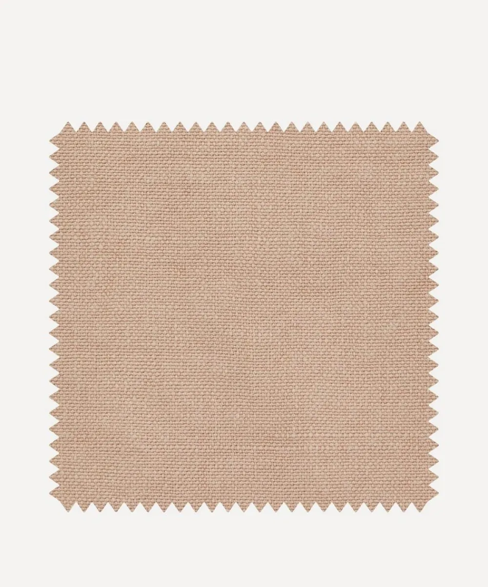 Liberty Interiors Furnishing Fabrics^Fabric Swatch - Ointment Plain Emberton Linen