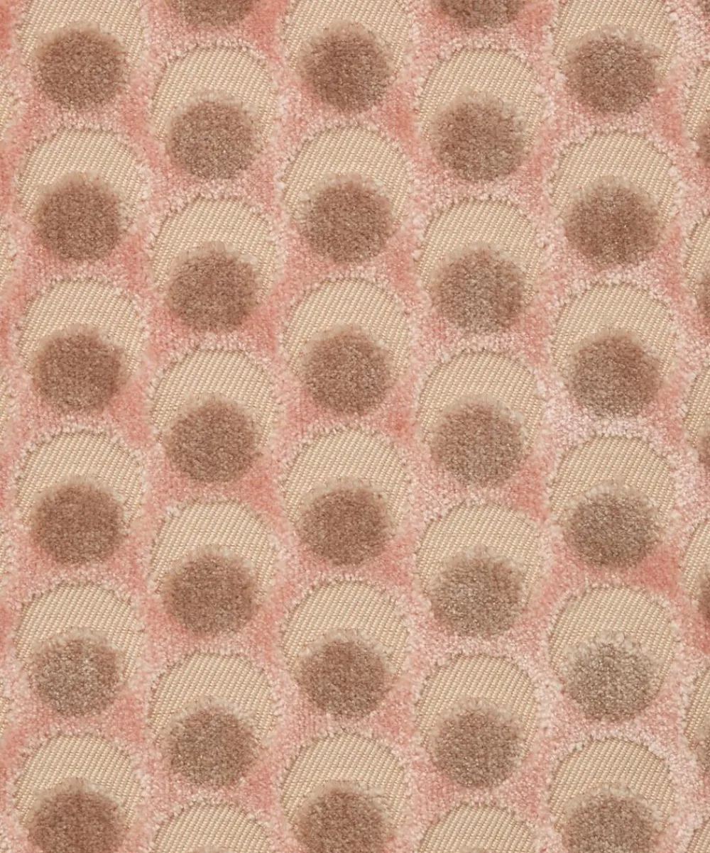 Liberty Interiors Furnishing Fabrics^Fabric Swatch - Ottoman Spot Cut Velvet in Ointment