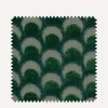 Liberty Interiors Furnishing Fabrics^Fabric Swatch - Ottoman Spot Cut Velvet in Scarab