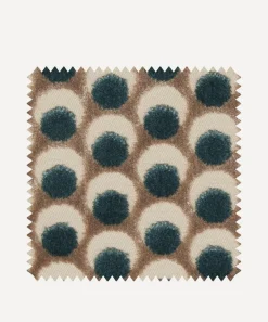 Liberty Interiors Furnishing Fabrics^Fabric Swatch - Ottoman Spot in Flax Flower