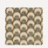 Liberty Interiors Furnishing Fabrics^Fabric Swatch - Ottoman Spot Cut Velvet in Pewter