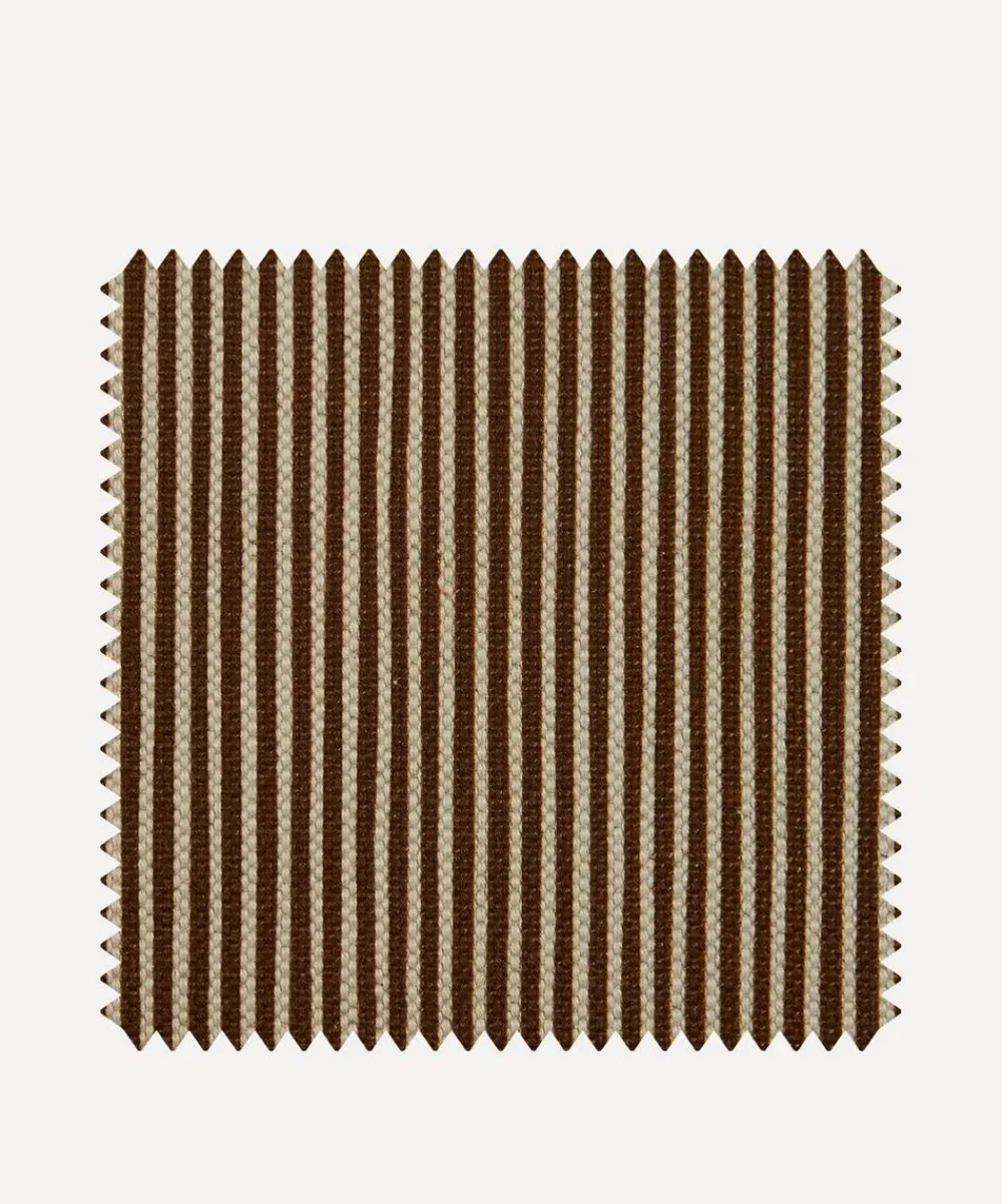 Liberty Interiors Furnishing Fabrics^Fabric Swatch - Painted Elements in Tobacco