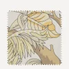Liberty Interiors Furnishing Fabrics^Fabric Swatch - Palampore Trail Landsdowne Linen in Pewter