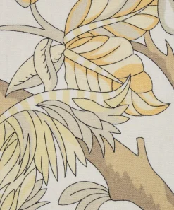 Liberty Interiors Furnishing Fabrics^Fabric Swatch - Palampore Trail Landsdowne Linen in Pewter