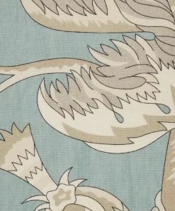 Liberty Interiors Furnishing Fabrics^Fabric Swatch - Palampore Trail Landsdowne Linen in Lichen