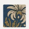 Liberty Interiors Furnishing Fabrics^Fabric Swatch - Palm Parade Linen in Ink