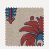 Liberty Interiors Furnishing Fabrics|Furnishing Fabrics^Fabric Swatch - Palm Parade Linen in Lapis