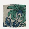 Liberty Interiors Furnishing Fabrics^Fabric Swatch - Palm Parade Linen in Jade