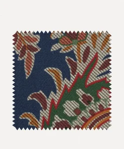 Liberty Interiors Furnishing Fabrics^Fabric Swatch - Palm Willow Linen in Ink
