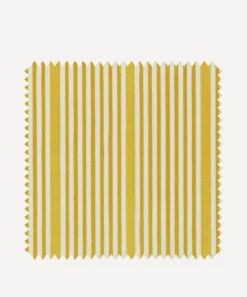 Liberty Interiors Furnishing Fabrics^Fabric Swatch - Park Stripe Cotton in Yarrow