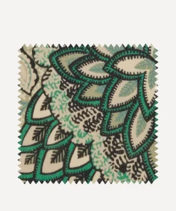 Liberty Interiors Furnishing Fabrics^Fabric Swatch - Patricia Cotton Velvet in Jade