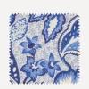 Liberty Interiors Furnishing Fabrics^Fabric Swatch - Patricia Ladbroke Linen in Lapis